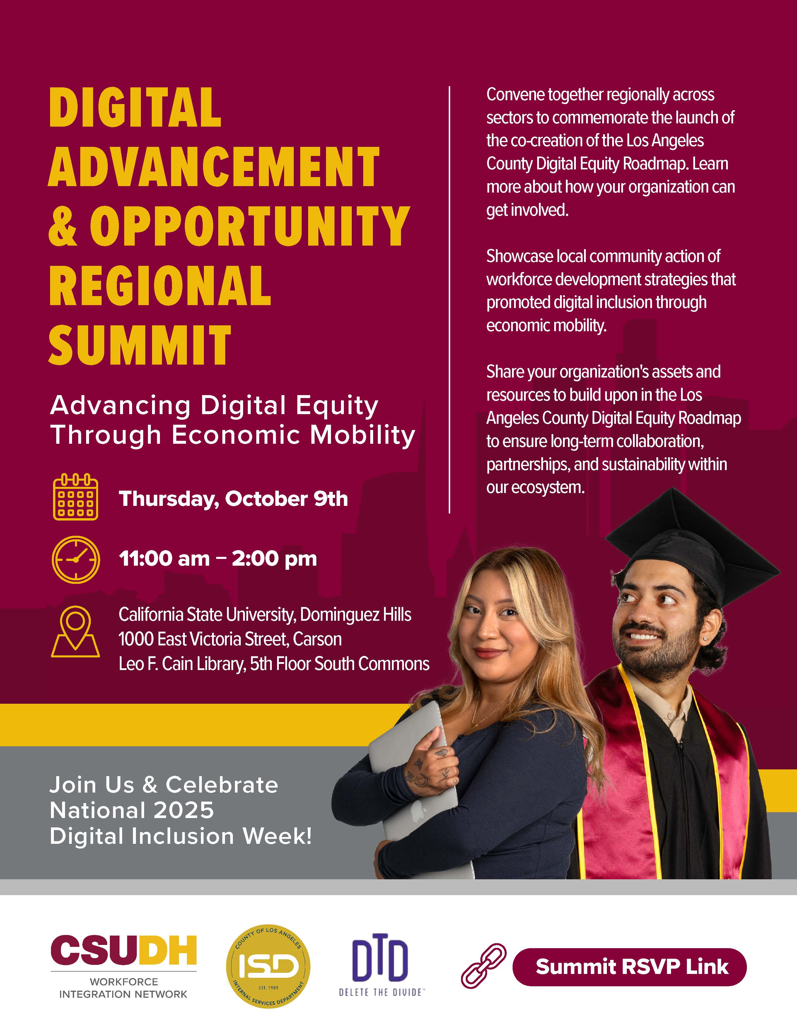 Digital Advancement and Opportunity Regional Summit flyer